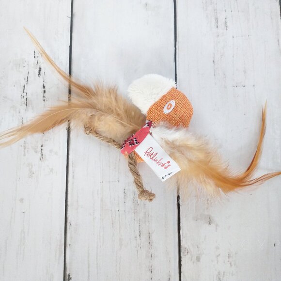 Cat Toys Set of 3 Plush Bird Catnip, Love Bird Silvervine-Catnip, Window Wobbler - Picture 9 of 14